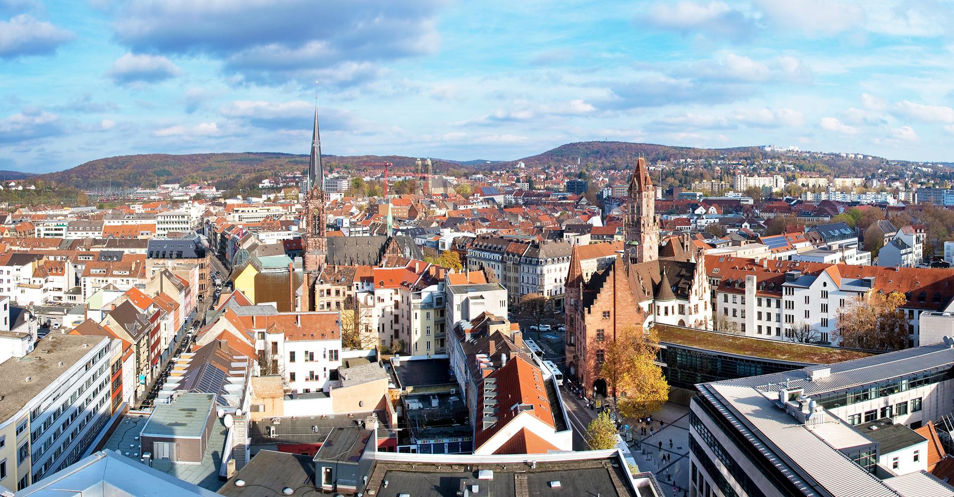 Bild von einer Stadt im Saarland