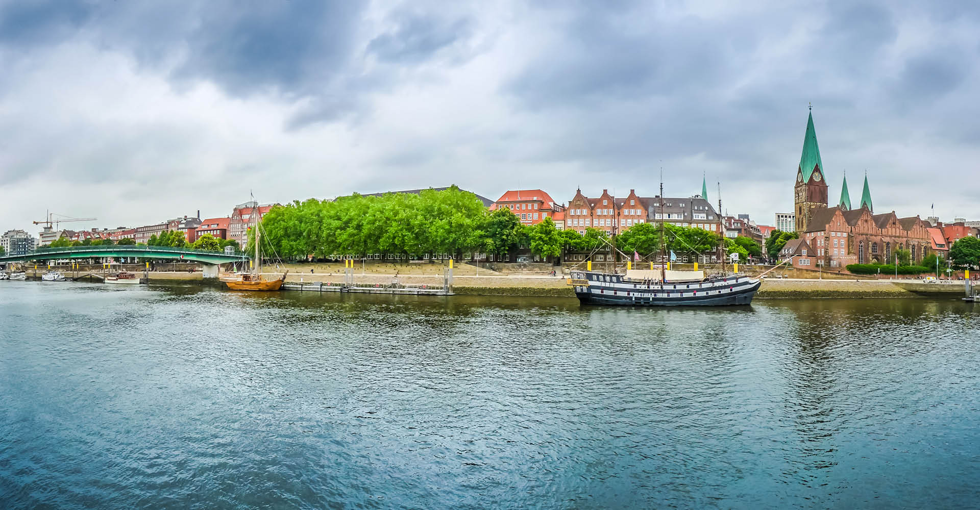 Panoramaaufnahme von Bremen